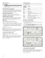 Предварительный просмотр 17 страницы Thermador CET366FS Use And Care Manual