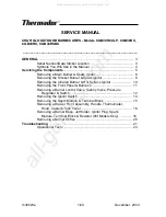 Preview for 1 page of Thermador CGB30RCULP Service Manual