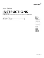 Preview for 2 page of Thermador CHMHP366W Installation Instructions Manual