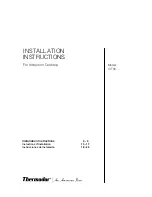 Preview for 1 page of Thermador CIT30 Installation Instructions Manual