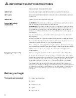 Preview for 3 page of Thermador CIT30 Installation Instructions Manual