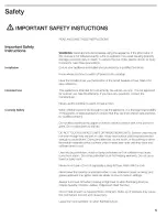 Preview for 5 page of Thermador CIT304E Use And Care Instructions Manual