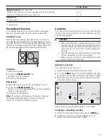 Предварительный просмотр 13 страницы Thermador CIT304TB Use And Care Manual