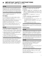 Preview for 5 page of Thermador CIT367XG Use And Care Manual