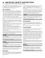 Preview for 6 page of Thermador CIT367XG Use And Care Manual