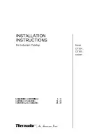 Предварительный просмотр 1 страницы Thermador CLS365 Series Installation Instructions Manual