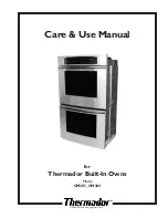 Thermador CM301 Care And Use Manual preview