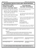 Preview for 4 page of Thermador CM301 Care And Use Manual