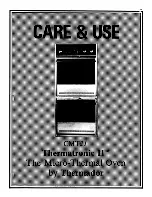 Preview for 1 page of Thermador CMT21 THERMATRONIC II Care And Use Manual