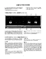 Preview for 24 page of Thermador CMT21 THERMATRONIC II Care And Use Manual