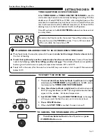 Preview for 17 page of Thermador CT127N/227N Care And Use Manual