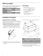 Предварительный просмотр 6 страницы Thermador DC30MTW Installation Manual