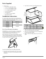 Preview for 4 page of Thermador DC36TW Installation Manual