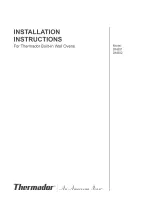 Thermador DM301 Installation Instructions Manual preview