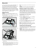 Preview for 15 page of Thermador DWHD560C Series Use And Care Manual