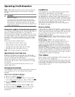 Preview for 31 page of Thermador DWHD560C Series Use And Care Manual