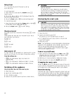 Preview for 32 page of Thermador DWHD560C Series Use And Care Manual