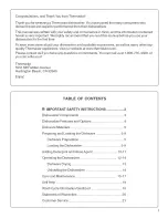 Preview for 2 page of Thermador DWHD64CF Use And Care Manual