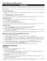 Preview for 17 page of Thermador DWHD650JPR DWHD651JPR Use And Care Manual