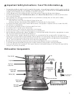 Preview for 5 page of Thermador DWHD94BF Use And Care Manual