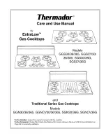 Preview for 1 page of Thermador ExtraLow GGS30 Care And Use Manual