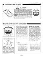 Preview for 18 page of Thermador ExtraLow GGS30 Care And Use Manual