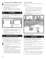 Предварительный просмотр 18 страницы Thermador FREEDOM T24IR70 Installation Instructions Manual