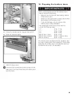 Предварительный просмотр 25 страницы Thermador FREEDOM T24IR70 Installation Instructions Manual