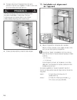 Предварительный просмотр 54 страницы Thermador FREEDOM T24IR70 Installation Instructions Manual