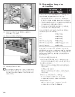 Предварительный просмотр 58 страницы Thermador FREEDOM T24IR70 Installation Instructions Manual