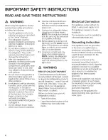 Preview for 3 page of Thermador FREEDOM T36IT71FNS Use & Care Manual