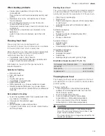 Preview for 19 page of Thermador Freedom THREFR633 Use & Care Manual