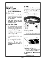 Предварительный просмотр 5 страницы Thermador HDI42 Installation And Use Instructions Manual