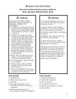 Preview for 3 page of Thermador HMCN36FS Installation Manual