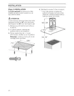 Preview for 20 page of Thermador HMIB40HS/01 Installation Manual