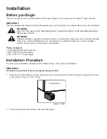 Preview for 2 page of Thermador INSTKITGAS Installation Manual