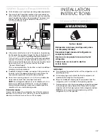 Предварительный просмотр 17 страницы Thermador KBUDT4250A Installation Instructions Manual