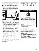 Предварительный просмотр 37 страницы Thermador KBUDT4250A Installation Instructions Manual