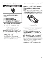 Предварительный просмотр 61 страницы Thermador KBUDT4250A Installation Instructions Manual