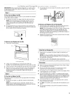 Предварительный просмотр 9 страницы Thermador KBUDT4250E Use & Care Manual