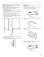 Предварительный просмотр 19 страницы Thermador KBULT3655E Installation Instructions Manual