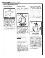 Preview for 14 page of Thermador LB36R Care And Use Manual