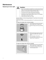 Preview for 34 page of Thermador M271E Series Use And Care Manual