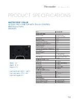 Preview for 15 page of Thermador Masterpiece Deluxe CES304FS Specifications