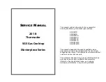 Thermador MASTERPIECE SGS305TS Service Manual preview