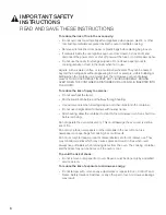 Preview for 6 page of Thermador MBES Use And Care Manual