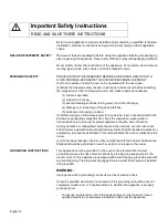 Preview for 4 page of Thermador MET27E Installation Manual