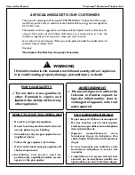 Preview for 2 page of Thermador PB30RYS Care And Use Manual