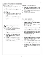 Preview for 8 page of Thermador PB30RYS Care And Use Manual