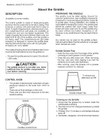 Preview for 17 page of Thermador PCG 30 Care And Use Manual